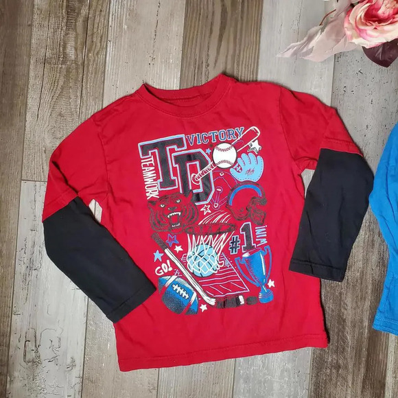 Casual Boys Long Sleeve T-Shirt Bundle Size 5/6 EUC - Picture 4 of 14